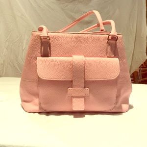Rose Pink Italiano Leather purse